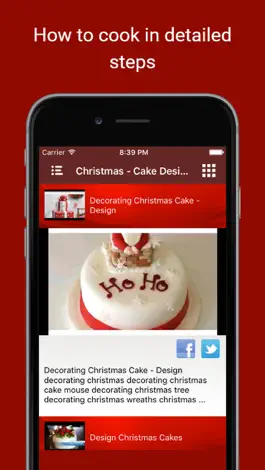 Game screenshot Delicious Christmas Cake Bakery Food Recipe Videos apk