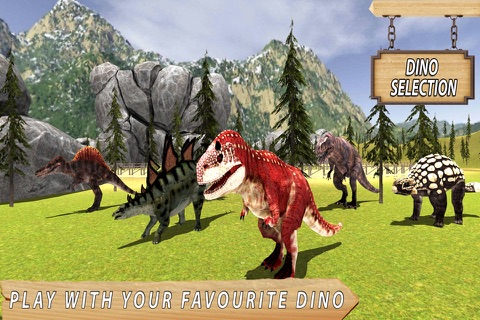 Wild Jurassic Dinosaur Jungle Race 2016 screenshot 4