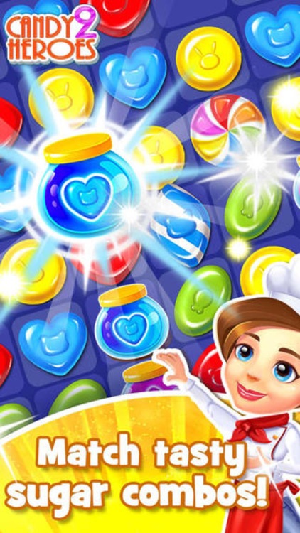 Sugar Yummy Blast - 3 match puzzle crush game