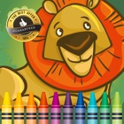 Wild animals Coloring Book: These cute zoo animal coloring pages provide learning skill games free for children and toddler any age