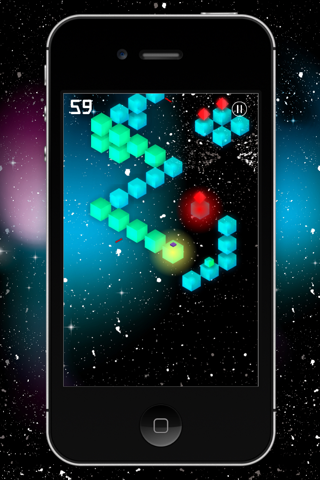 Glow Cube - Jump in the space! screenshot 3