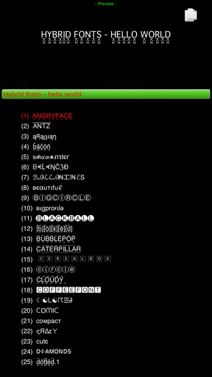Hybrid Fonts Pro - ⒻⓊⓃ Looking Text Fonts for Any Social Apps - The Coolest Message Wrapper