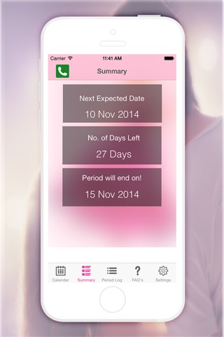 Period Logs Diary Lite - Period Tracker, Menstrual Calendar & Ovulation / Fertility Diary screenshot 3