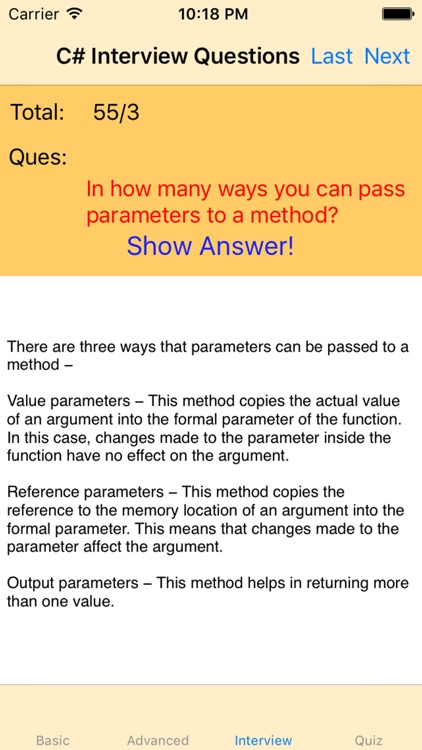 Tutorial for C#
