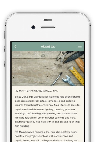 RB Maintenance Services, Inc. screenshot 2