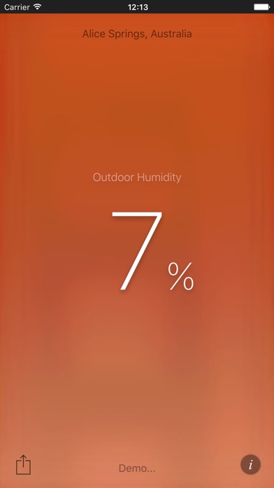 Humidity App screenshot1