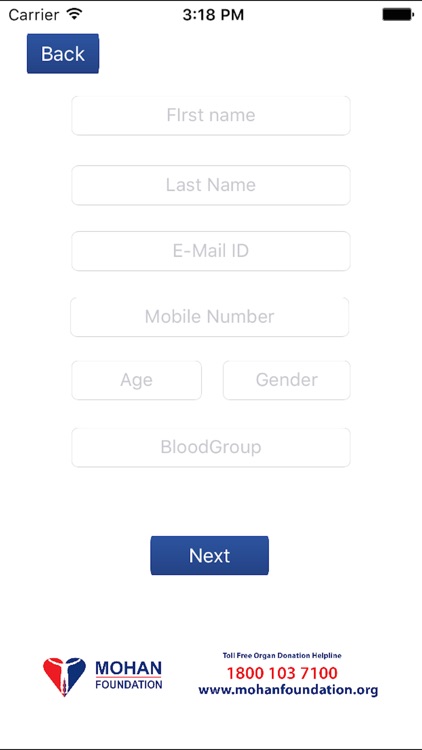 E-Donor Card App from Mohan Foundation screenshot-3