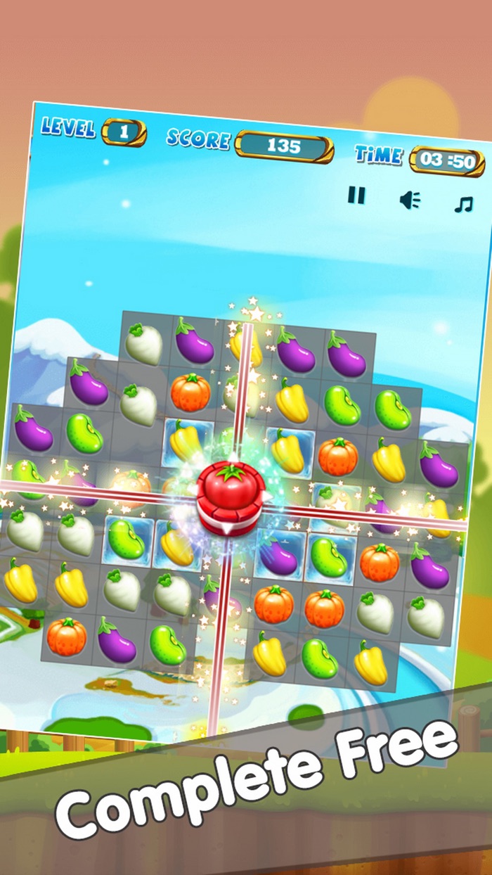 Garden Fruits Juicy Match3