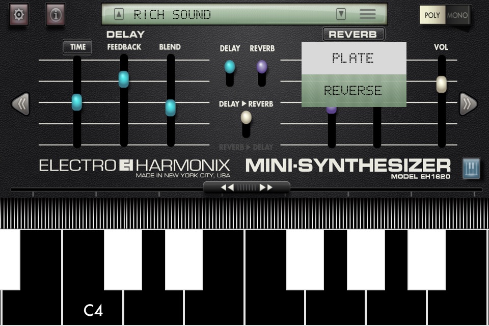 Mini Synthesizer for iPhone screenshot 4