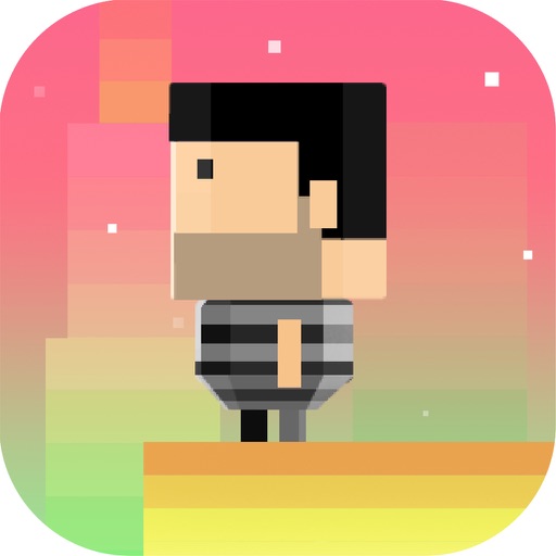 Blocky Cube Man Runner - Pixelate Ninja Jump icon