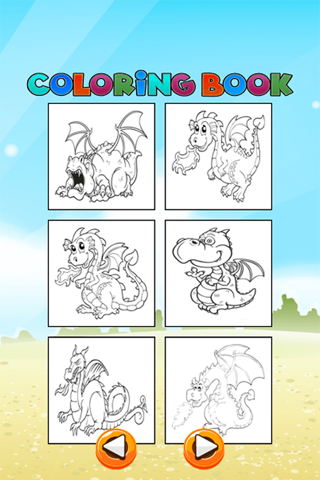 Dinosaurs Coloring Book - Dino Drawing Pages and Painting Educational Learning skill Games For Kid & Toddler screenshot 2