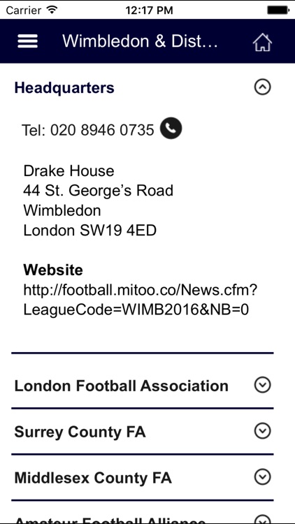 Wimbledon & District Football League screenshot-4