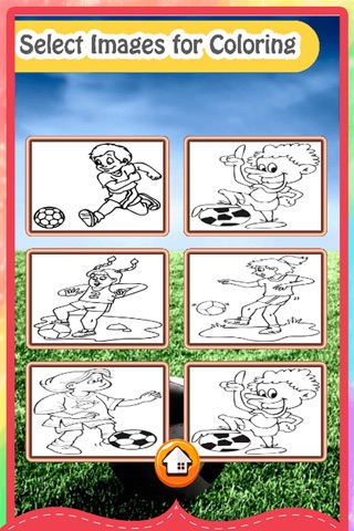 Football Coloring Book - Drawing and Painting Pages Sport Games for Kids screenshot 3