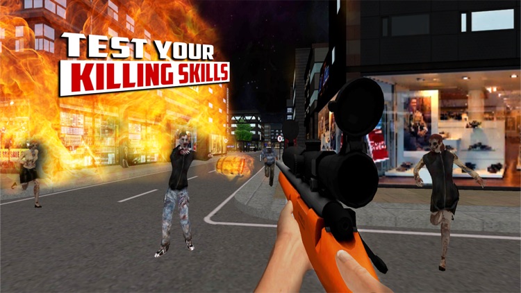 City Hunter Zombie Killing Game : Best Zombie Hunter Sniper Shooting game of 2016 screenshot-3