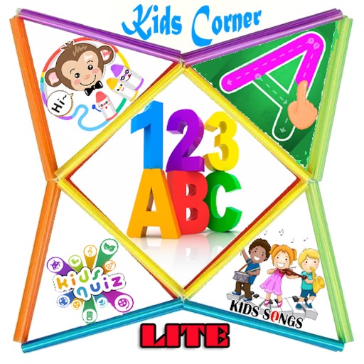 Kids Learning Corner Lite-ABC Alphabets,123 Counting and ABC Tracing drawing for Toddlers and Kindergarten babies Game free icon