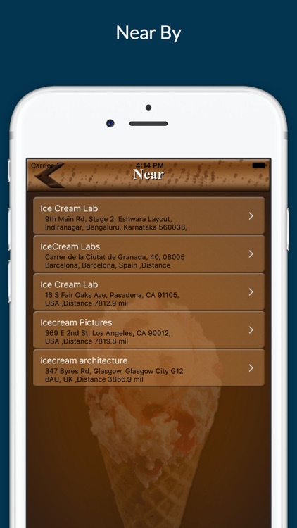 Ice Cream Finder