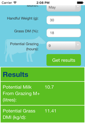 TN Milk Yield From Grazing 1.0 screenshot 2