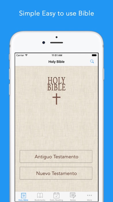 How to cancel & delete Spanish Bible: Easy to use Bible app in Spanish for daily offline Bible Book reading from iphone & ipad 1