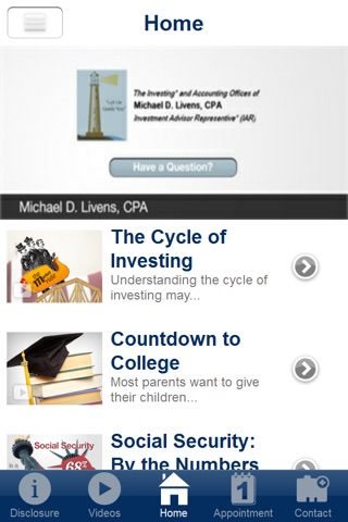 Michael D. Livens, CPA screenshot 2