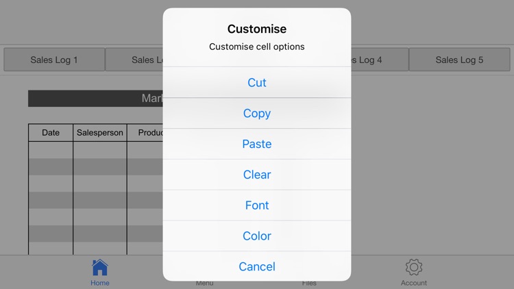 Business Sales Log screenshot-3