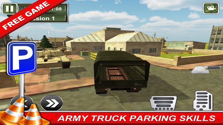 Army Truck - Parking Driving Simulator screenshot-3