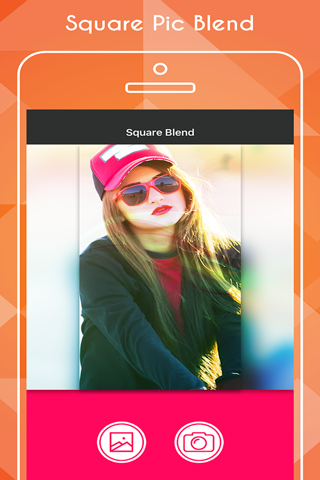 Square BlendPic : Instant Blend Your Pics Into Square and Add Effects screenshot 3