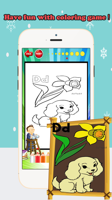 How to cancel & delete Coloring Book ABCs pictures: Finger drawing games from iphone & ipad 4