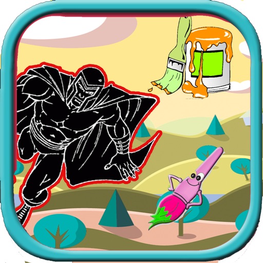 Coloring Page For Kids Games Team Galaxy Edition iOS App