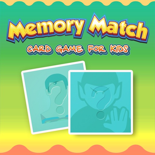 Memory Matching Kids Game for Cartoon Hero icon