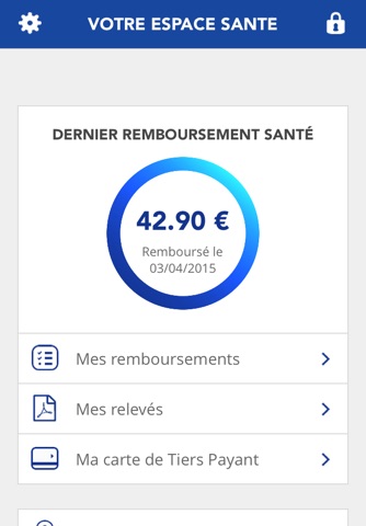 Assurance Santé Collective de La Banque Postale – iPhone screenshot 3