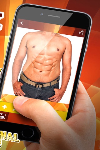 Six Pack Maker – Add Muscles to Your Belly With Free Photo Studio Editor with Abs Stickers screenshot 2