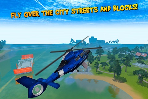 City Helicopter Flight Simulator 3D Full screenshot 2