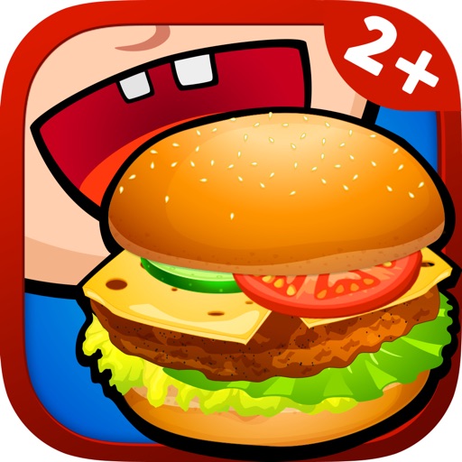 Burger Chef. Baby and Toddler Kitchen Game Icon