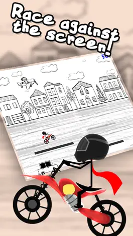 Game screenshot Biker Stickman Line Racer: City Rush Runner mod apk