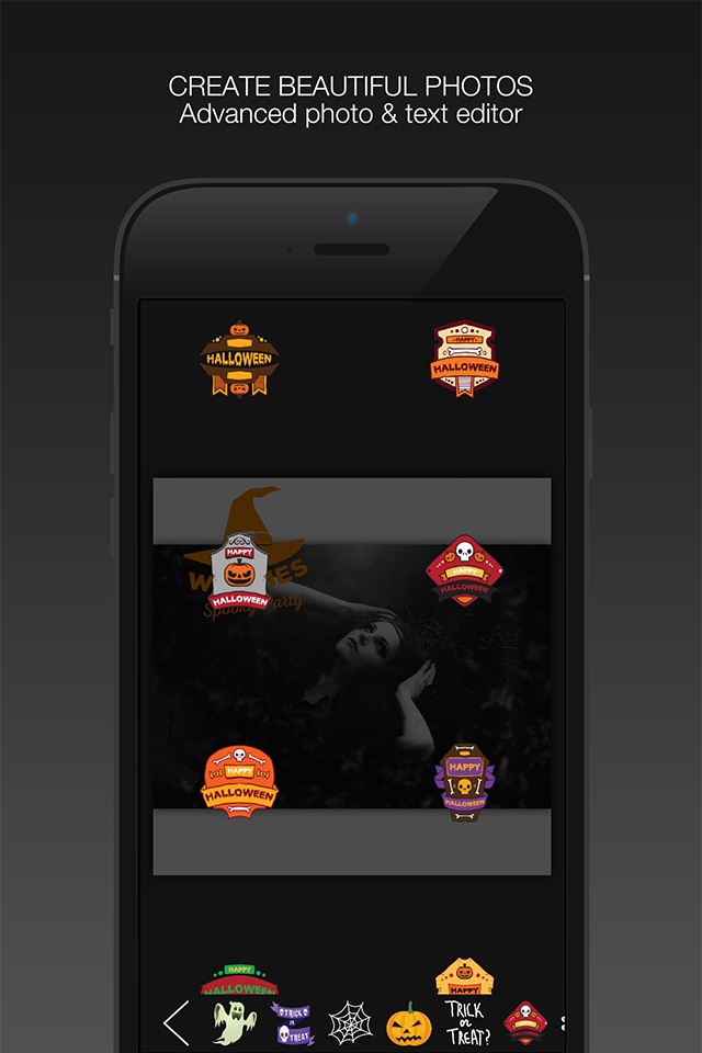 Trick or Treat Cam - Happy Halloween Background, Frame & Sticker screenshot 2