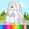 Cars Coloring Book Game - Learning Vehicle for Kids