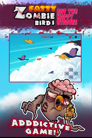 Happy Zombie Birds: Eat the Fatty Birdies screenshot 3