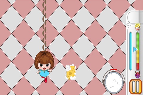 Bella mop the room floor game screenshot 2