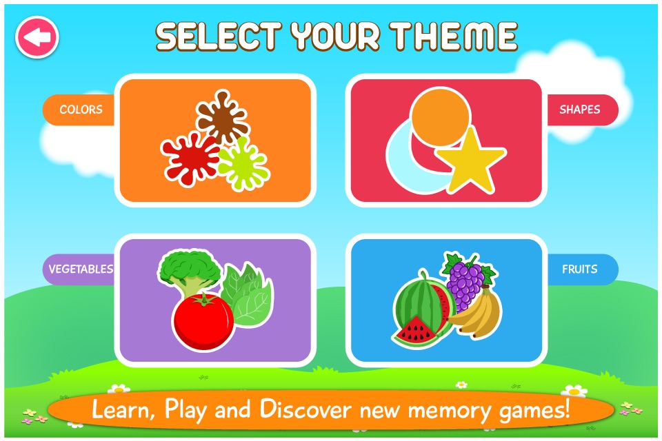 First Words Memory Cards Free by Tabbydo : Twinmatch learning game for Kids & Toddlers screenshot 2