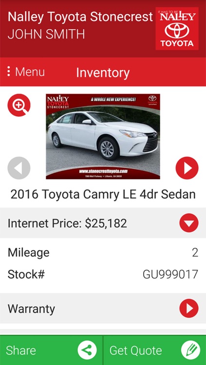 Nalley Toyota Stonecrest screenshot-3