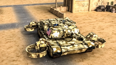 Futuristic flying USA army tankのおすすめ画像2