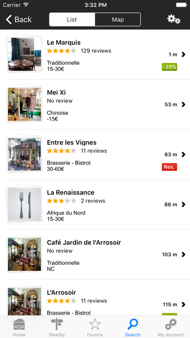 How to cancel & delete French restaurants, the restaurant guide by L'Internaute from iphone & ipad 4