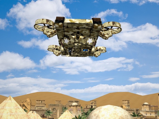 Futuristic flying USA army tankのおすすめ画像3