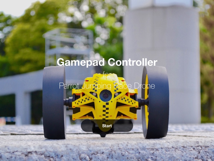 Gamepad Controller for Jumping Race Drone - iPad Edition