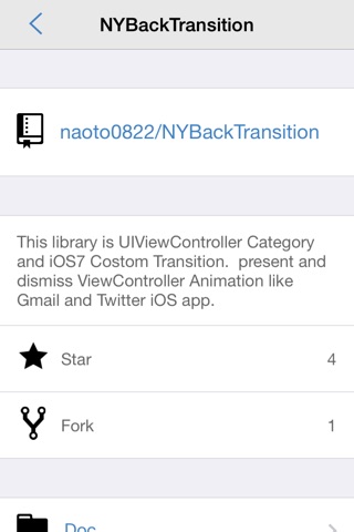 GHStar - GitHub Client for browsing star repositories screenshot 2
