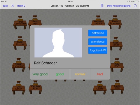 iSeatplan: Sitzplan für Lehrer screenshot 3