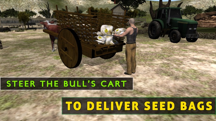 Bull Cart Farming Simulator – Bullock riding & racing simulation game screenshot-3