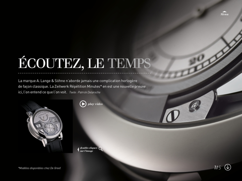 Le Vif/L'Express Horlogerie screenshot 2