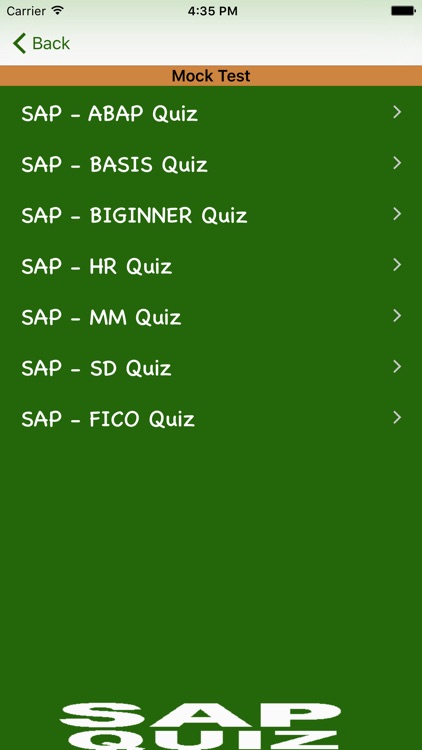 SAP QUIZ