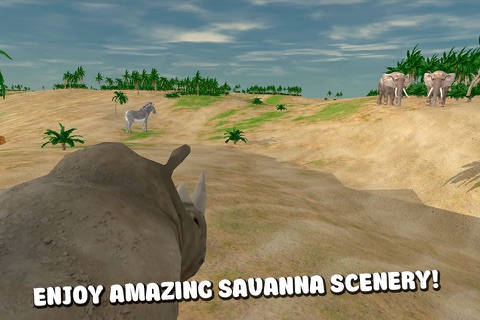 Wild Rhino: Survival Simulator 3D Full screenshot 4